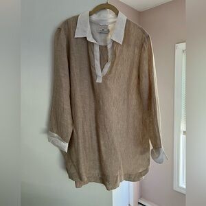 Vineyard Vines 100% linen top